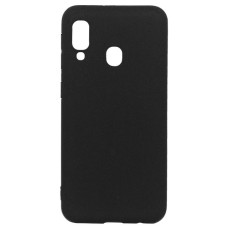 Силіконовий чохол для Samsung A20E (A202) чорний Black Matte