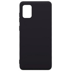 Силіконовий чохол для Samsung A31 (A315) чорний Black Matte