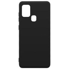 Силіконовий чохол для Samsung A21S (A217) чорний Black Matte