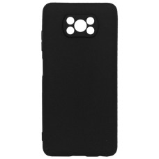 Силіконовий чохол для Poco X3 Pro чорний Black Matte