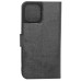 Чохол книжка для iPhone 12 mini чорний шкіра MAVIS