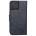 Чохол книжка для iPhone 12 mini синій шкіра MAVIS
