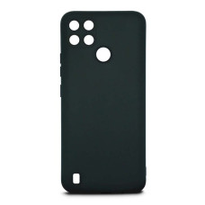 Силіконовий чохол для Realme C21Y чорний Black Matte