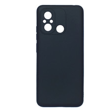 Силіконовий чохол для Xiaomi Redmi 12C чорний Black Matte