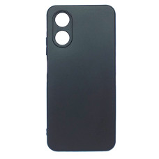 Силіконовий чохол для Oppo A17/A17K чорний Black Matte