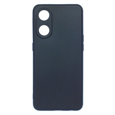 Силіконовий чохол для Oppo Reno8T чорний Black Matte