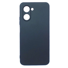 Силіконовий чохол для Realme C30S чорний Black Matte