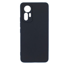 Силіконовий чохол для Xiaomi 12 Lite чорний Black Matte