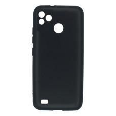 Силіконовий чохол для Tecno Pop 5 Go чорний Black Matte