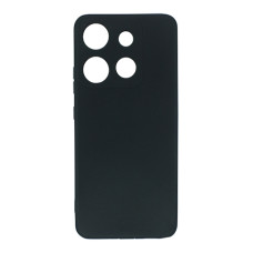 Силіконовий чохол для Tecno Spark Go 2023 чорний Black Matte