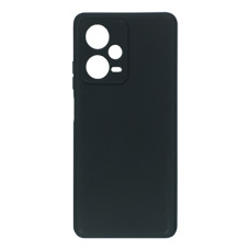 Силіконовий чохол для Xiaomi Redmi Note 12 Pro+ 5G чорний Black Matte