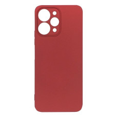 Силіконовий чохол для Xiaomi Redmi 12 бордовий Fashion Color