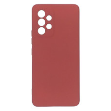 Силіконовий чохол для Samsung A53 5G (A536) бордовий Fashion Color