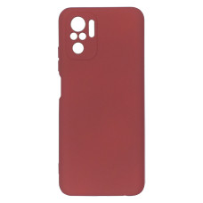 Силіконовий чохол для Xiaomi Redmi Note 10/10S бордовий Fashion Color