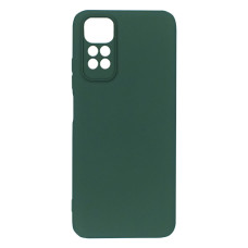 Силіконовий чохол для Xiaomi Redmi Note 11/11S зелений Fashion Color