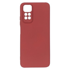 Силіконовий чохол для Xiaomi Redmi Note 11/11S бордовий Fashion Color