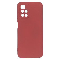 Силіконовий чохол для Xiaomi Redmi 10 бордовий Fashion Color