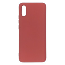 Силіконовий чохол для Xiaomi Redmi 9A бордовий Fashion Color