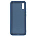 Силіконовий чохол для Xiaomi Redmi 9A синій Fashion Color