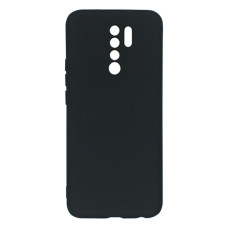Силіконовий чохол для Xiaomi Redmi 9 чорний Fashion Color