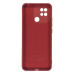 Силіконовий чохол для Xiaomi Redmi 10C бордовий Fashion Color