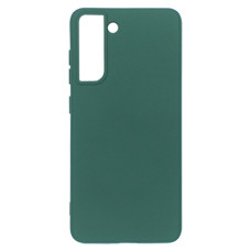Силіконовий чохол для Samsung S21 FE зелений Fashion Color