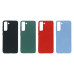 Силіконовий чохол для Samsung S21 FE зелений Fashion Color