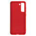 Силіконовий чохол для Samsung S21 FE червоний Fashion Color