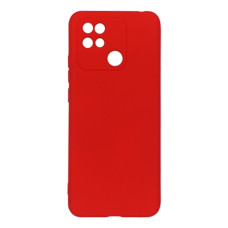 Силіконовий чохол для Xiaomi Redmi 10C червоний Fashion Color