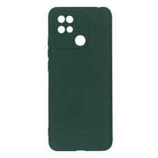 Силіконовий чохол для Xiaomi Redmi 10C зелений Fashion Color