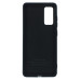 Силіконовий чохол для Samsung S20 FE чорний Fashion Color