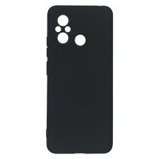 Силіконовий чохол для Xiaomi Redmi 12C чорний Fashion Color