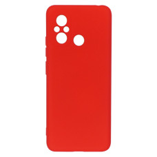 Силіконовий чохол для Xiaomi Redmi 12C червоний Fashion Color