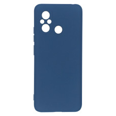Силіконовий чохол для Xiaomi Redmi 12C синій Fashion Color
