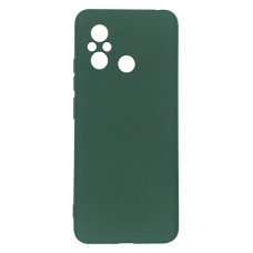 Силіконовий чохол для Xiaomi Redmi 12C зелений Fashion Color