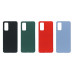 Силіконовий чохол для Samsung S20 FE червоний Fashion Color