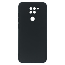 Силіконовий чохол для Xiaomi Redmi Note 9 чорний Fashion Color
