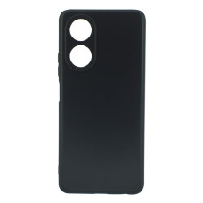Силіконовий чохол для Oppo A58 чорний Black Matte