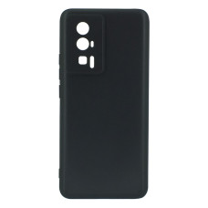Силіконовий чохол для Poco F5 Pro чорний Black Matte