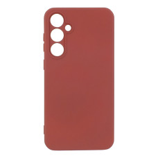 Силіконовий чохол для Samsung S23 FE бордовий Fashion Color