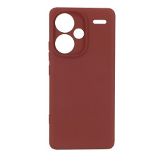 Силіконовий чохол для Xiaomi Redmi Note 13 Pro+ 5G бордовий Fashion Color