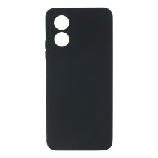 Силіконовий чохол для Oppo A18/A38 чорний Fashion Color
