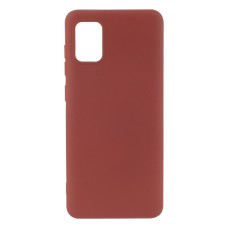 Силіконовий чохол для Samsung A31 (A315) бордовий Fashion Color