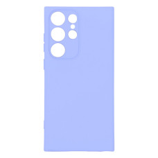 Силіконовий чохол для Samsung S23 Ultra бузковий Fashion Color