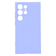 Силіконовий чохол для Samsung S24 Ultra бузковий Fashion Color