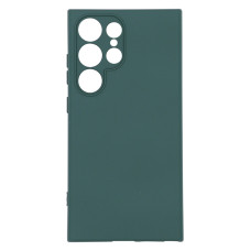 Силіконовий чохол для Samsung S24 Ultra зелений Fashion Color