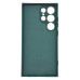 Силіконовий чохол для Samsung S24 Ultra зелений Fashion Color