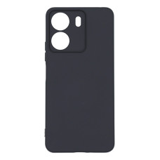 Силіконовий чохол для Xiaomi Redmi 13C чорний Fashion Color