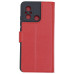 Чохол книжка для Xiaomi Redmi 12C червоний Bring Joy