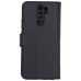 Чохол книжка для Xiaomi Redmi 9 чорний Bring Joy
